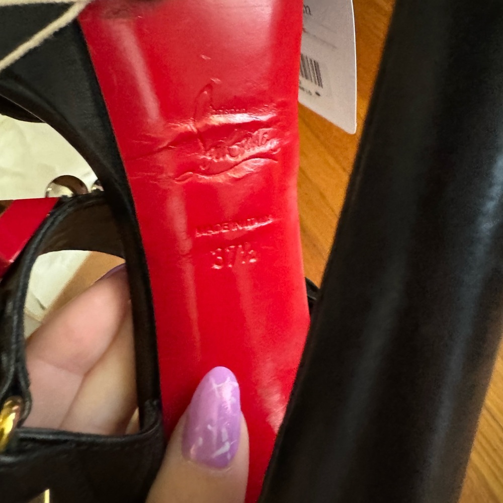 - nicol is back 85 crepe satin-louboutin heels 37.5 - Picture 5 of 15